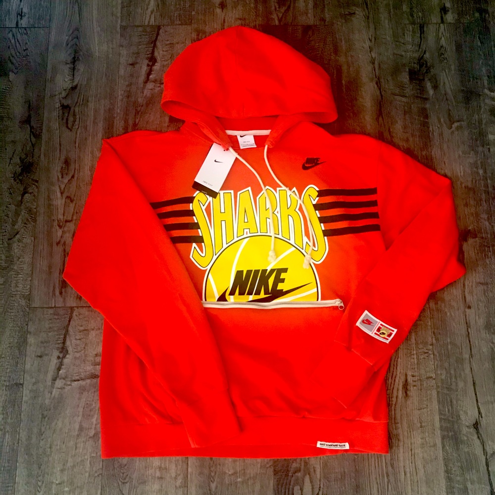 Nike Shanghai Sharks Red Dri-Fit Hoodie NWT